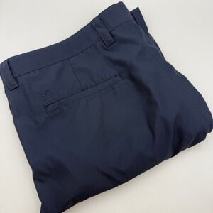 Callaway Golf Shorts Mens 38 Navy Blue Optimum Performance Flat Front Athletic